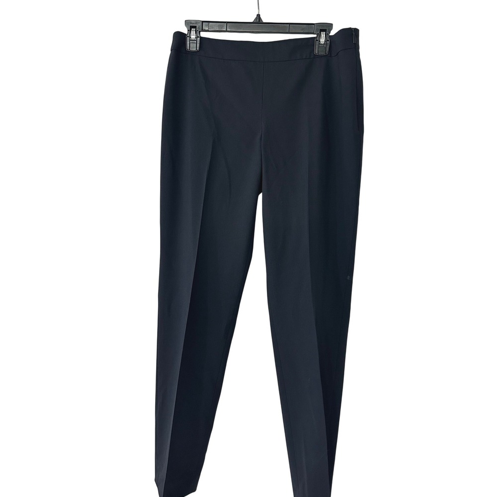 Hugo Boss Womens Black Side Zip Dress Pants Trousers Size 6